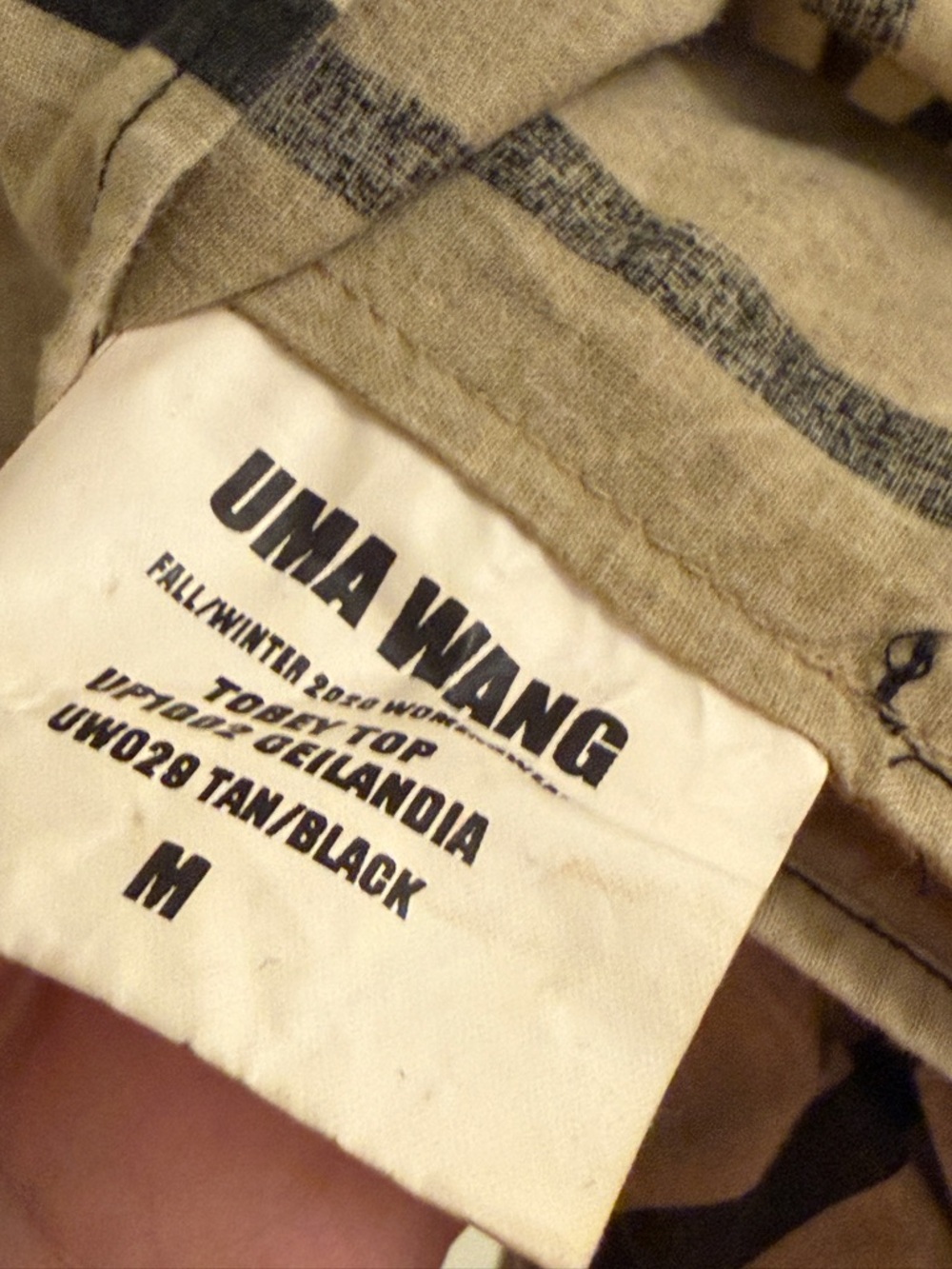 Uma Wang Striped Midi Shirt Dress with Tie Waist - Picture 8 of 9